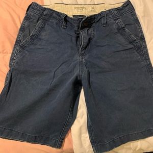 Mens Abercrombie Khaki blue shorts only worn once